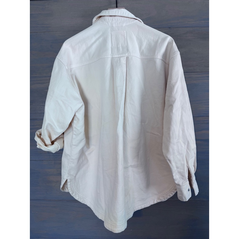 AE Oversized Shacket Button Up Size Small Aerie - image 4